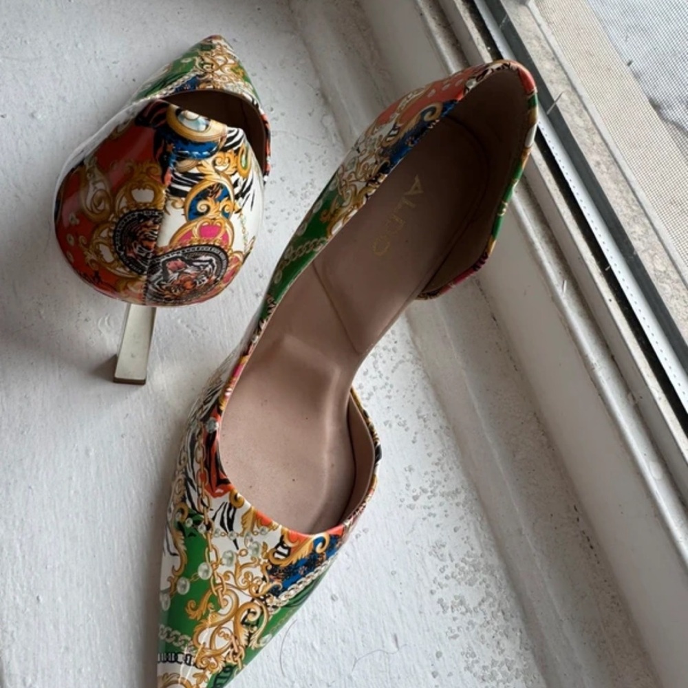 Aldo Colorful Baroque Heels